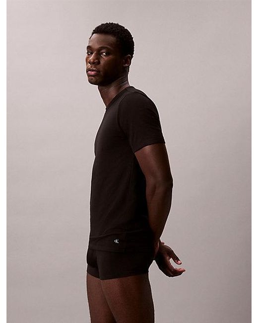 Calvin Klein Blue 3 Pack Slim T-Shirts for men