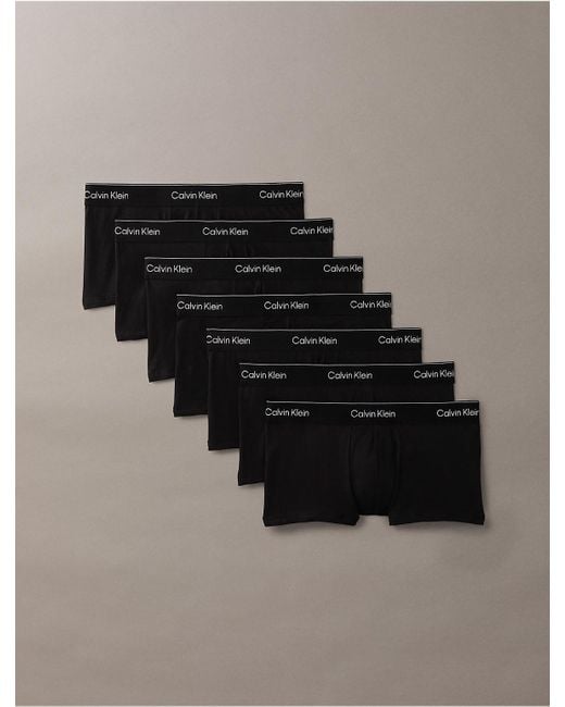 Calvin Klein Black Icon Cotton Stretch Trunk for men