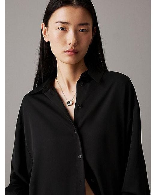 Calvin Klein White Halskette Mit Organisch Geformtem Anhänger