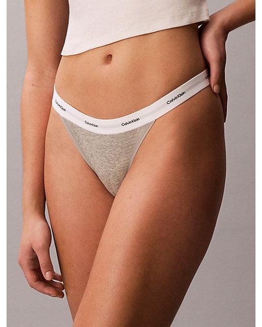 Calvin Klein 3-Pack Strings in het White