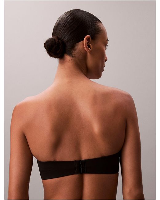 Calvin Klein Black Strapless Push Up Bra Perfectly Fit