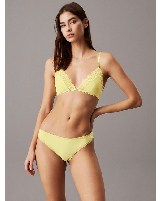 Calvin Klein Brown Triangle Bra
