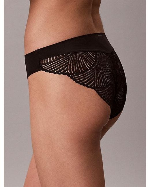 Calvin Klein Brown Bikini Briefs Perfectly Fit Lace