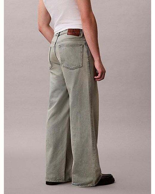 Calvin Klein Brown Jeans Wide Fit Jeans for men