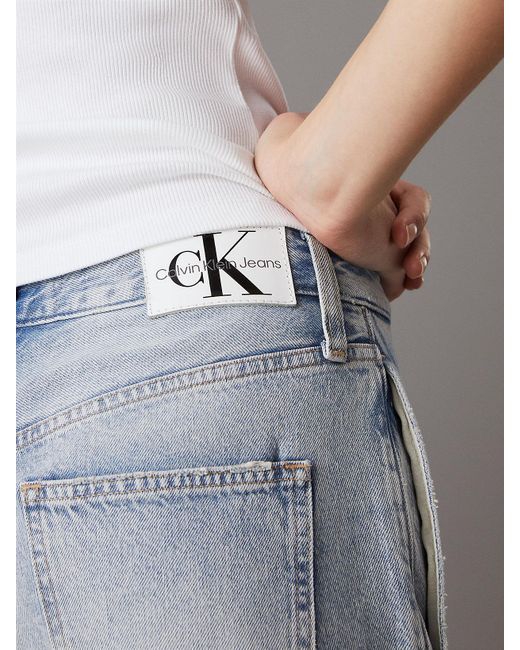 Calvin Klein Gray 90's Straight Trouser Jeans