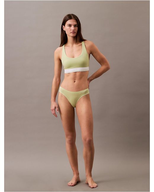 Calvin Klein Brown Icon Modal Mesh Bikini