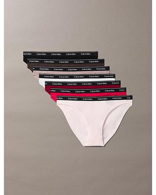 Calvin Klein Gray 7 Pack Bikini Briefs