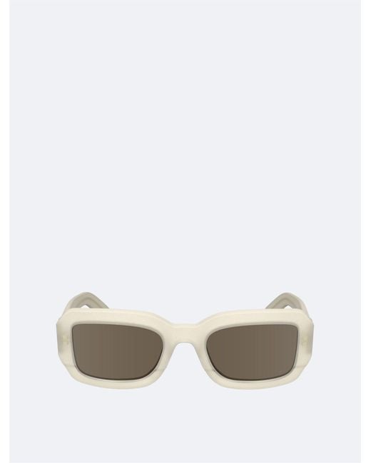 Calvin Klein White Naturals Modern Butterfly Sunglasses