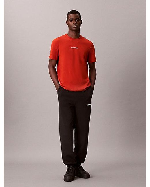 Calvin Klein Red Sport Breathable Quick Dry Gym T-Shirt for men