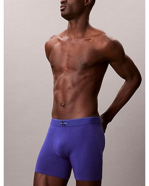 Calvin Klein Blue Boxer Briefs for men