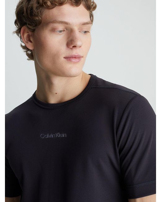 T-shirt de sport Calvin Klein pour homme en coloris Blue