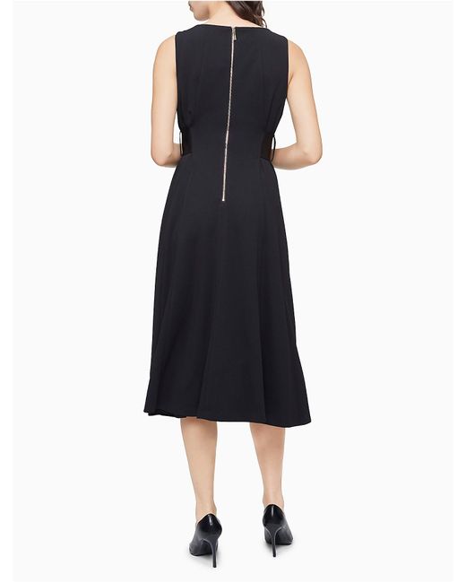 Calvin klein midi hot sale dress
