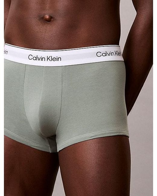 Calvin Klein Blue 5 Pack Low Rise Trunks for men