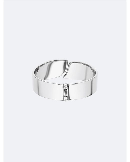Calvin Klein Blue Minimalist Organic Shape Bangle