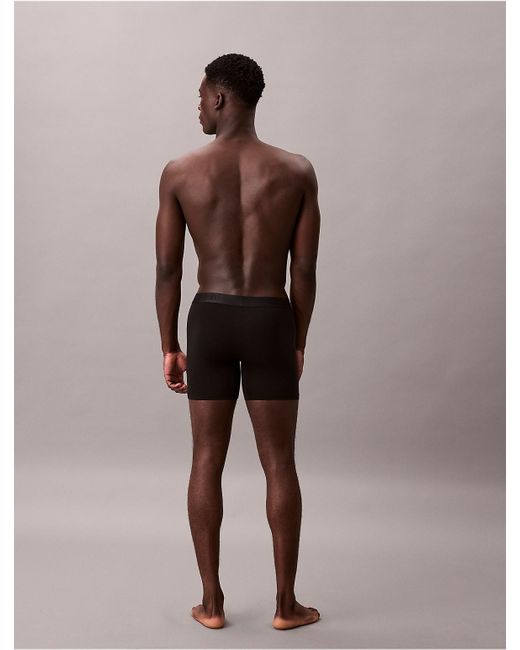 Calvin Klein Blue 3 Pack Boxer Briefs for men