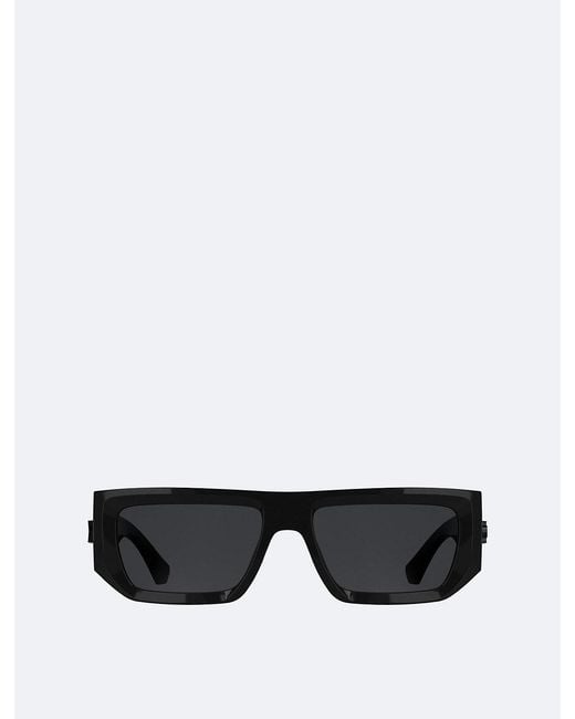 Calvin Klein Black Modified Rectangle Sunglasses Ckj26607S for men