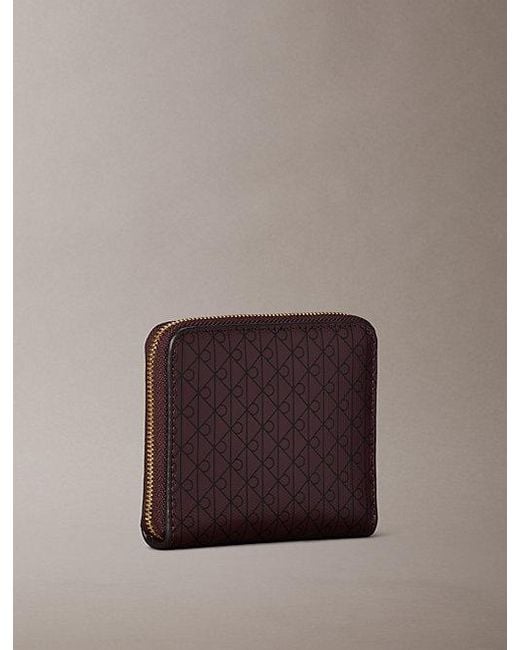 Calvin Klein Multicolor Foil Logo Zip Wallet