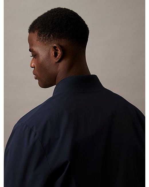 Calvin Klein Mat Bomberjack in het Blue voor heren