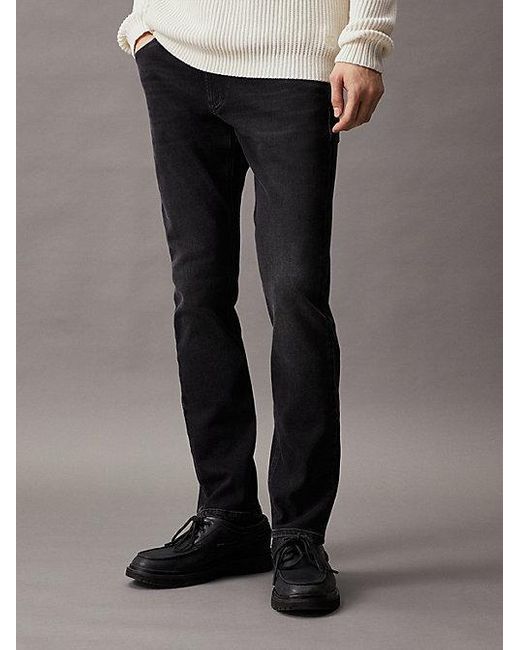 Calvin Klein Slim Jeans in het Black voor heren