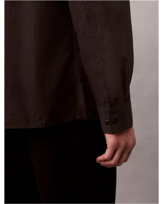 Calvin Klein Multicolor Cotton Nylon Relaxed Shirt for men
