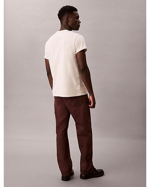 Calvin Klein Straight Leg Carpenter Jeans in Multicolor für Herren