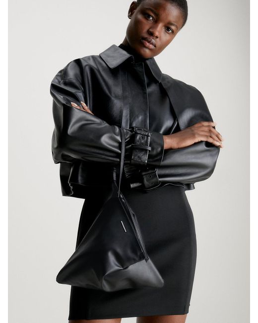 Minaudière géométrique Calvin Klein en coloris Black