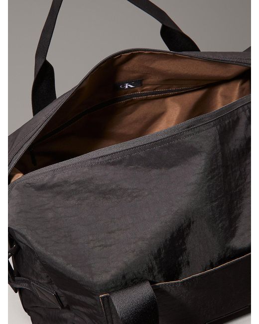 Calvin Klein Gray Convertible Weekend Bag for men