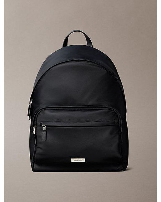 Calvin Klein Matte Nylon Rugzak in het Black voor heren