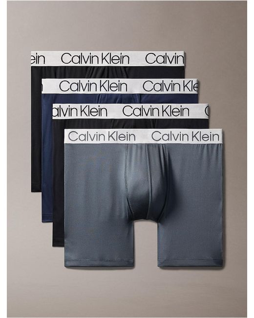Calvin Klein Gray Chromatic 4-Pack Boxer Brief for men