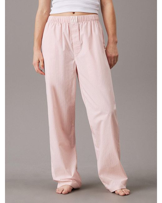 Calvin Klein Pink Pyjama Pants - Pure Cotton