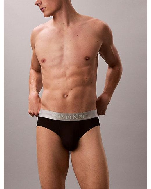 Calvin Klein 3-Pack Slips in het Blue voor heren