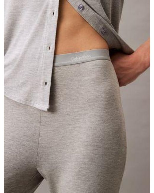 Pantalón - Ultra Soft Modal Calvin Klein de color Gray