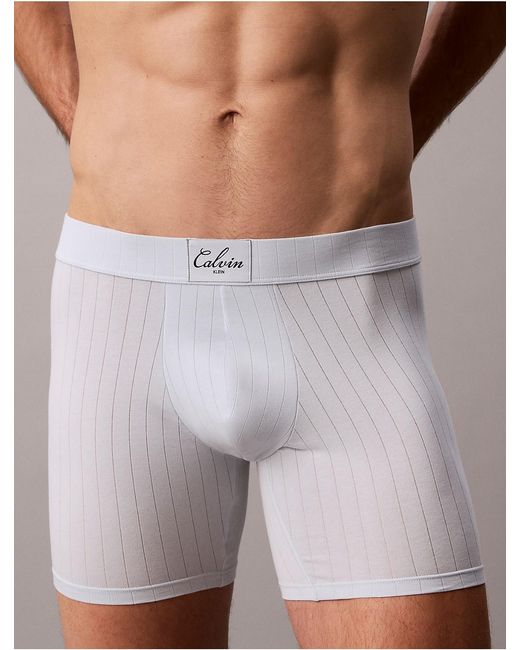 Calvin Klein Multicolor Cotton Stretch Script Patch Boxer Brief for men