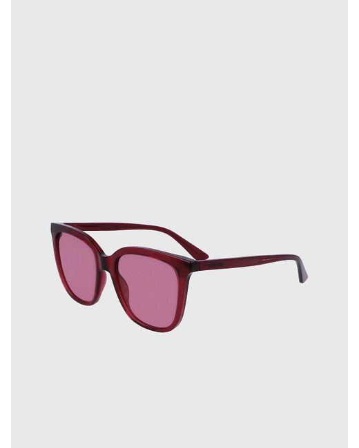 Calvin Klein Pink Rectangle Sunglasses Ck23506S