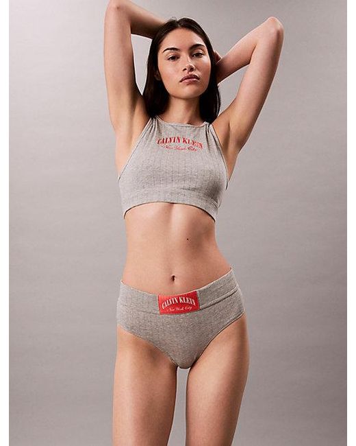 Calvin Klein Bralette in het Gray