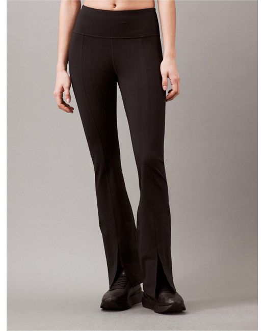 Calvin Klein Black Performance Embrace High Waist Flared Pants