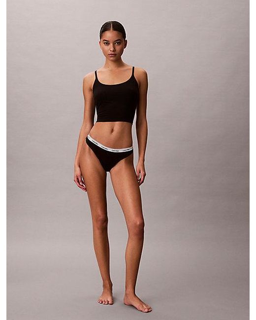 Calvin Klein Black 5 Pack Mixed Thongs