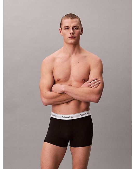 Calvin Klein White 3 Pack Trunks for men