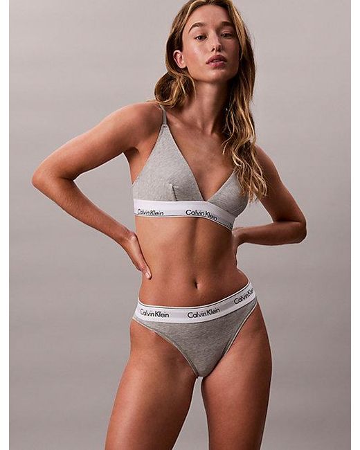 Calvin Klein Multicolor High Leg Bikini Briefs Icon Cotton Modal