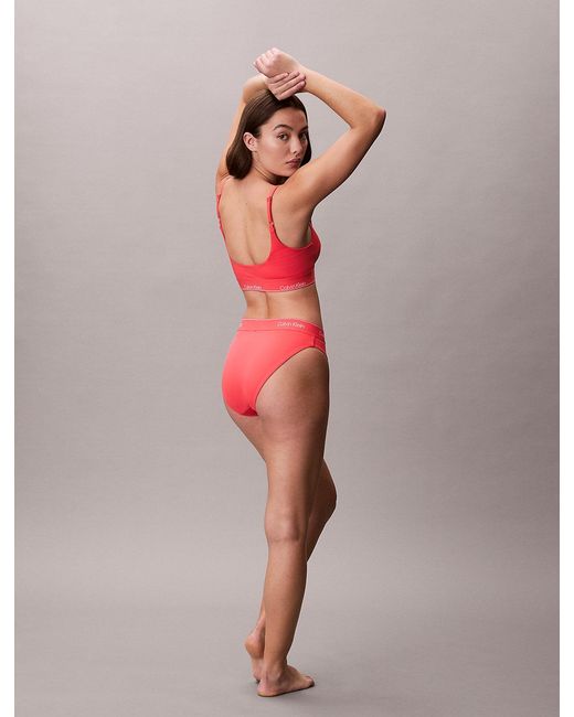 Calvin Klein Red Bikini Bottoms