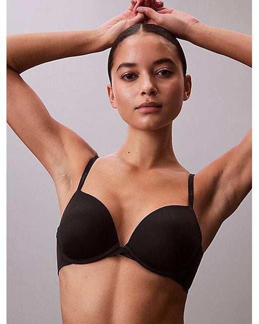Calvin Klein Brown Push Up Plunge Bra Perfectly Fit
