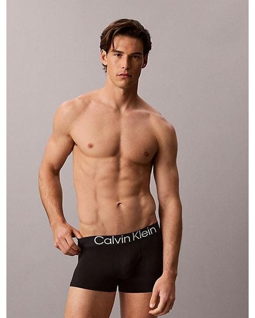 Calvin Klein Multicolor 3 Pack Trunks Ultra Soft Lyocell for men