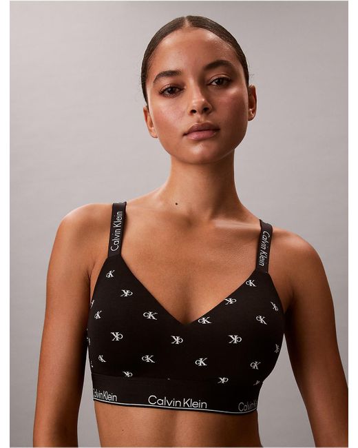 Calvin Klein Multicolor Icon Cotton Modal Lightly Lined Bralette