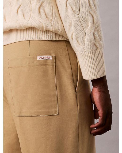 Calvin Klein Brown 90's Straight Chino Trousers for men