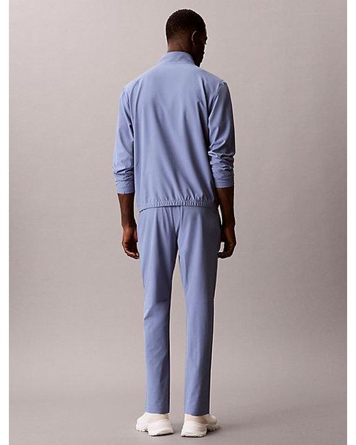 Calvin Klein Blue Sport Water Repellent Performance Trousers for men