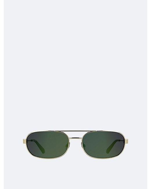 Calvin Klein Green Oval Sunglasses Ckj26202S for men