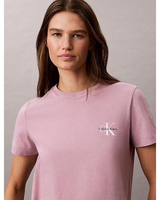 Calvin Klein Purple Jeans 2 Pack Cotton Monogram T-Shirts