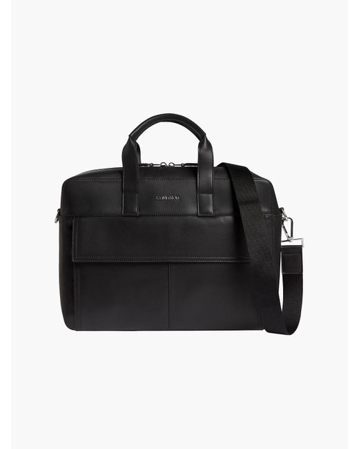 Calvin Klein Synthetic Handbag in Black for Men Mens Bags Briefcases and laptop bags 