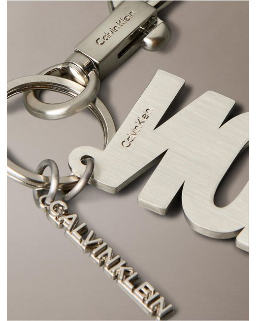 Calvin Klein Green Bold Graphic Key Fob for men
