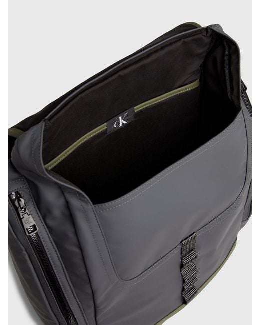 Calvin Klein Green Flap Backpack for men